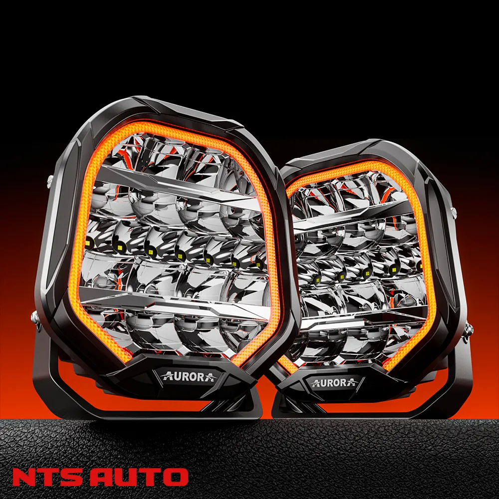 СВЕТОДИОДНАЯ ФАРА 9" ДАЛЬНЕГО СВЕТА AURORA ДХО Б/Ж