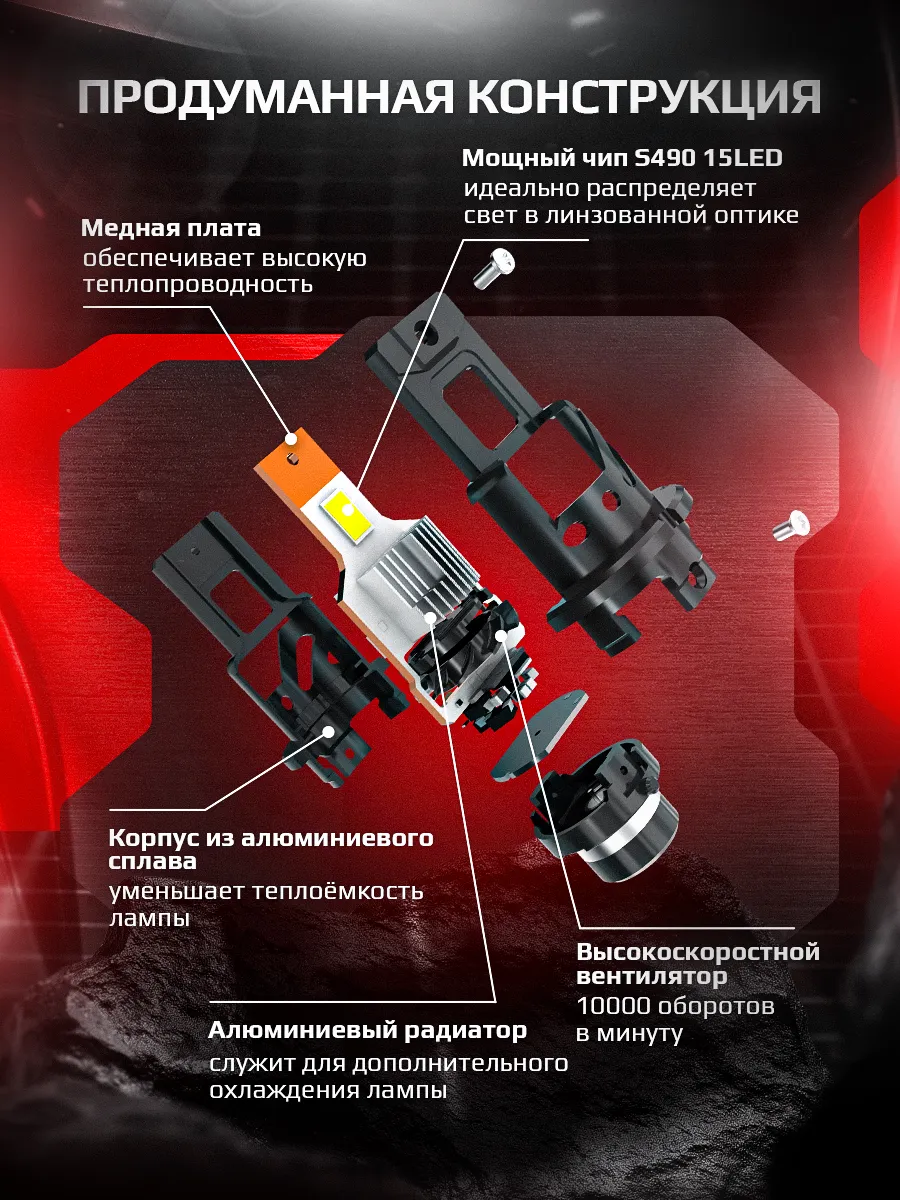 Светодиодные лампы COMPACT D2S 6300K