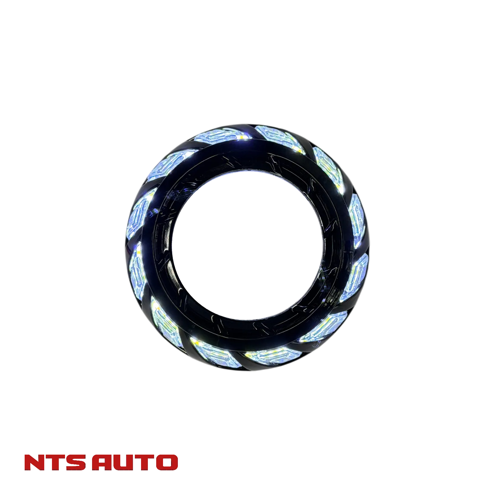 Маски для BI-LED линз 3 дюйма с белым ДХО 42 черный