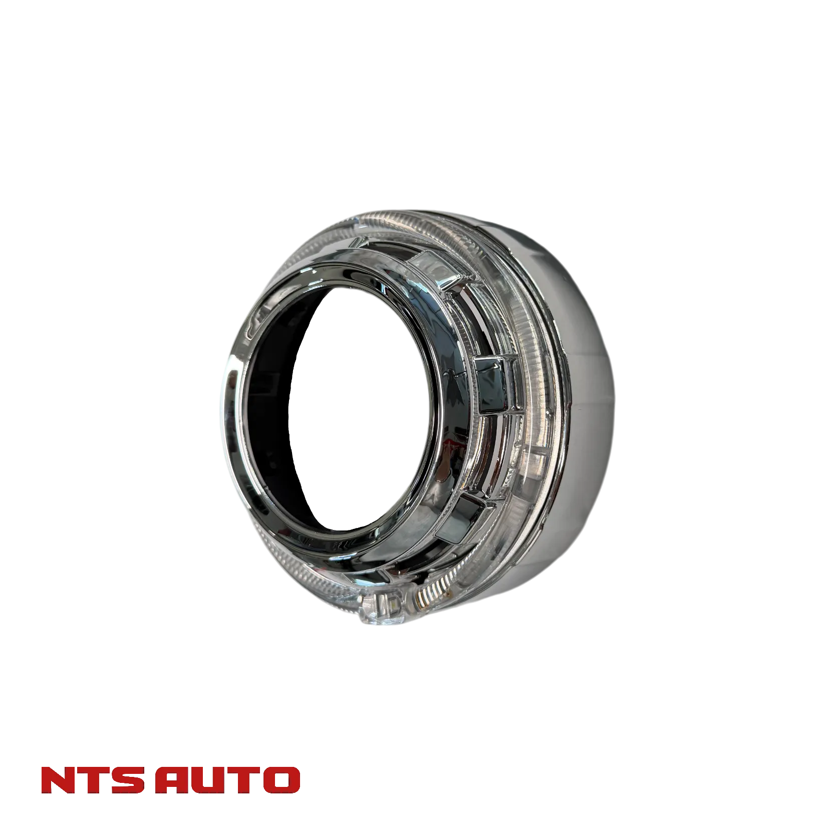 Маски для BI-LED линз 3 дюйма с белым ДХО 20 хром